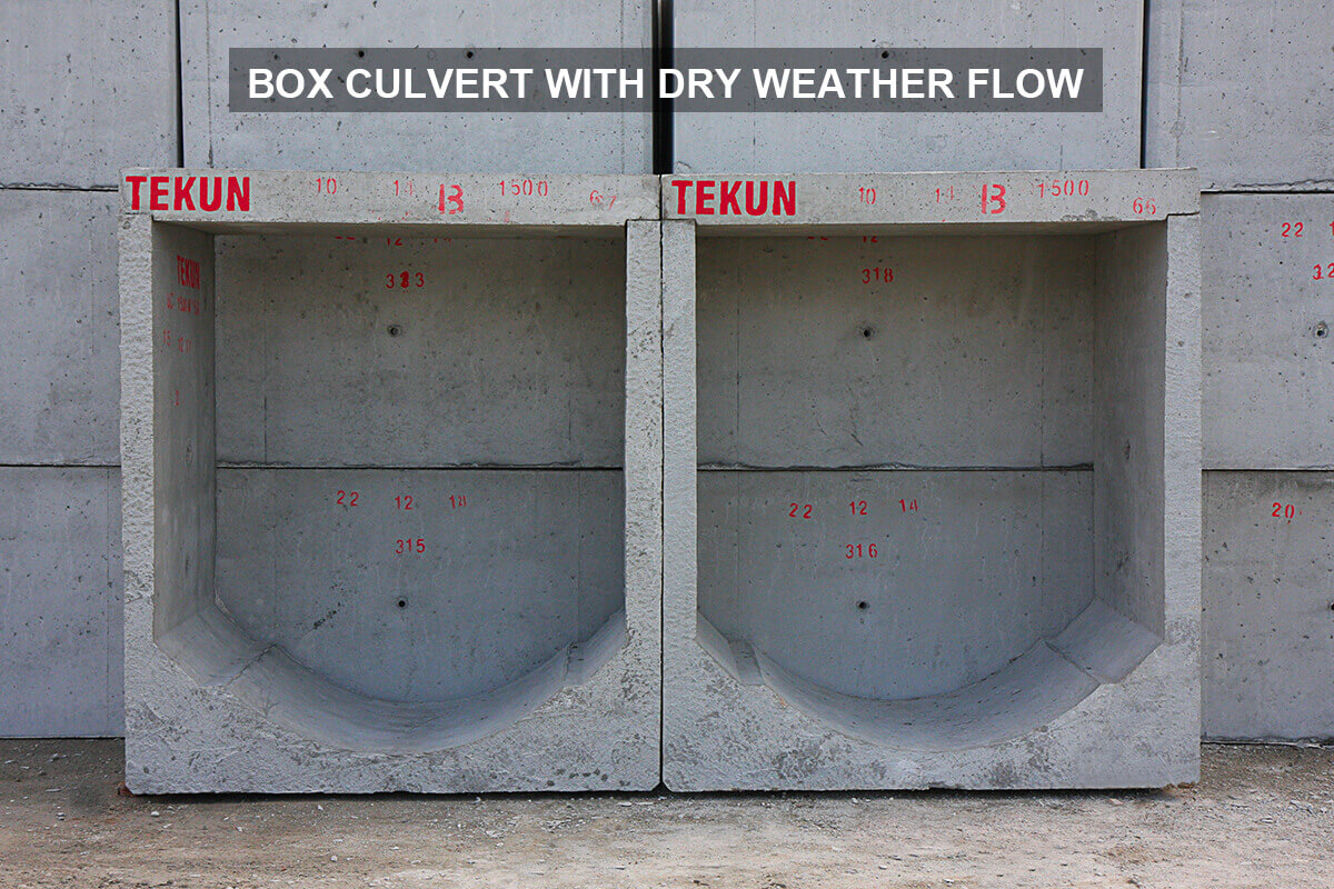 Box Culvert with Dry Weather Flow